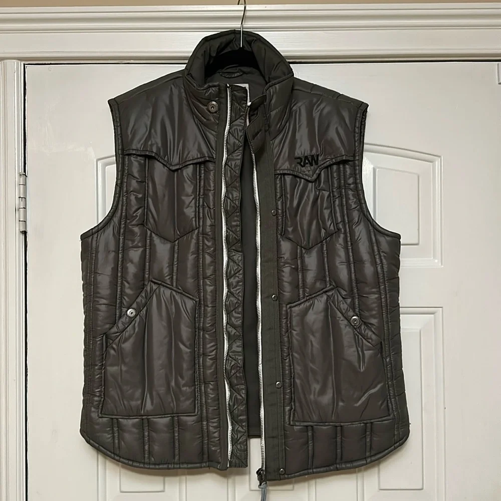 G Star Raw Gray Vest XL - Picture 1 of 5